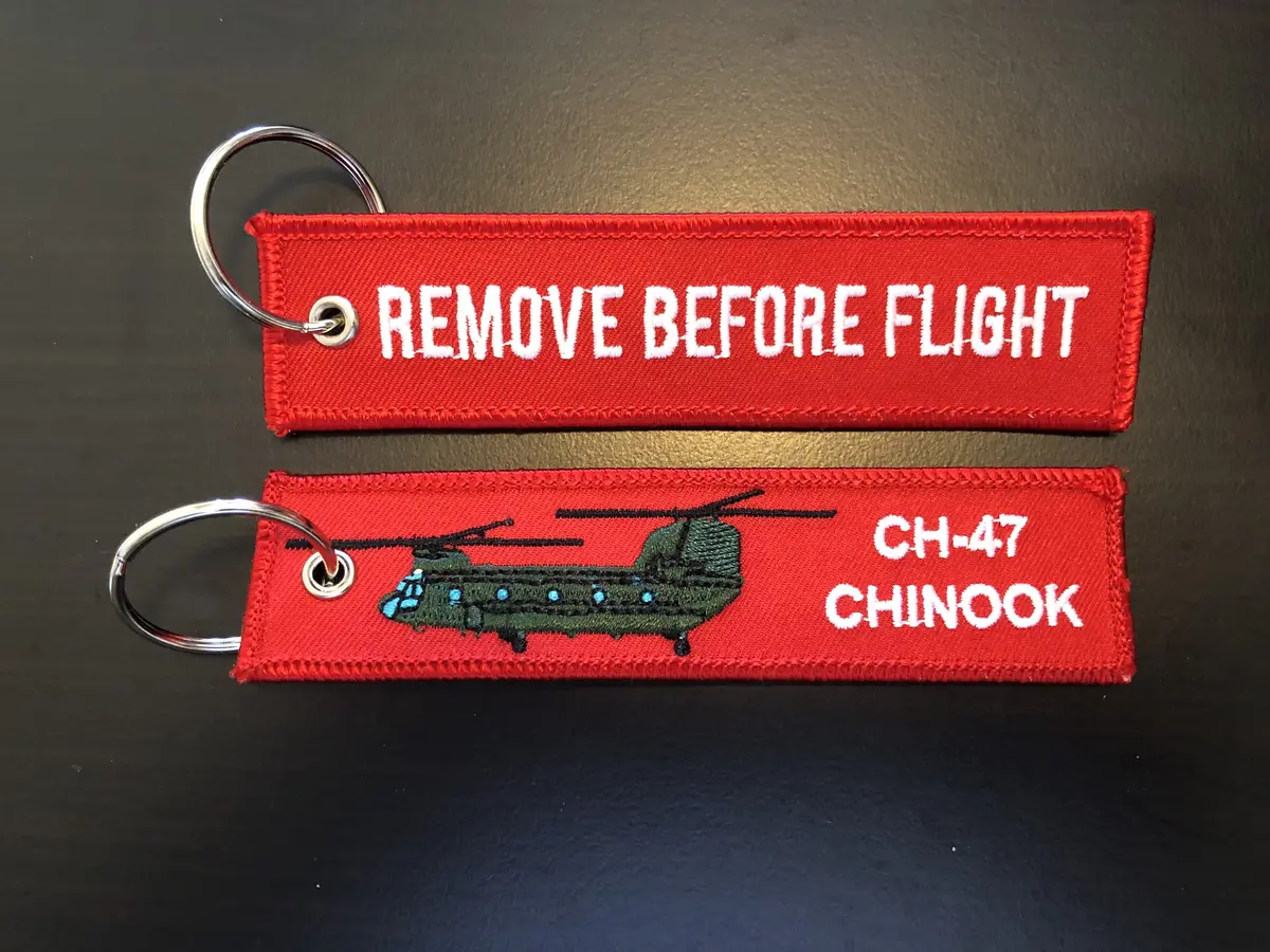 Ch-47 Chinook Remove Before Flight Key Ring 1