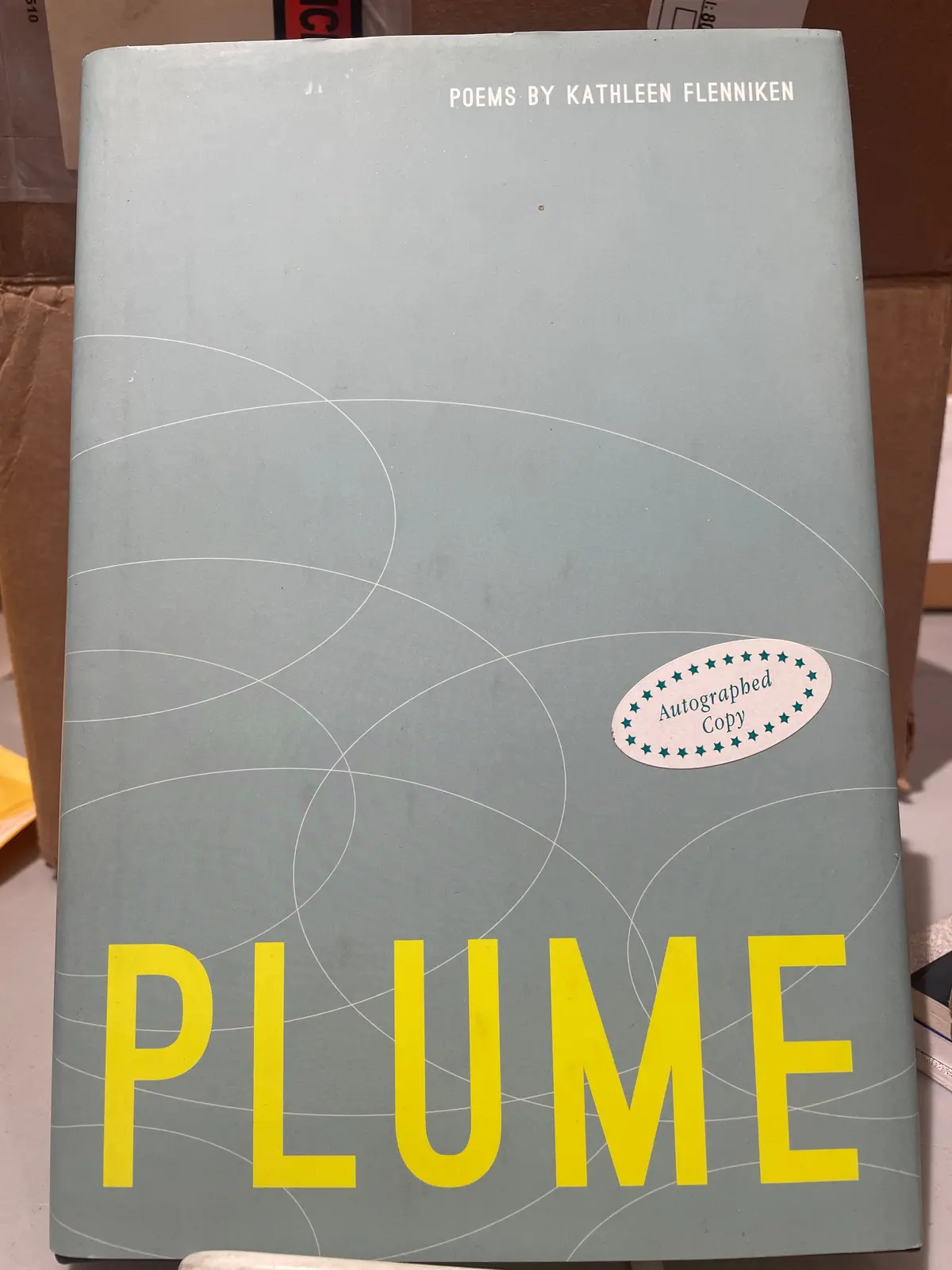 Flenniken, Kathleen: Plume [Used Hardcover] 1