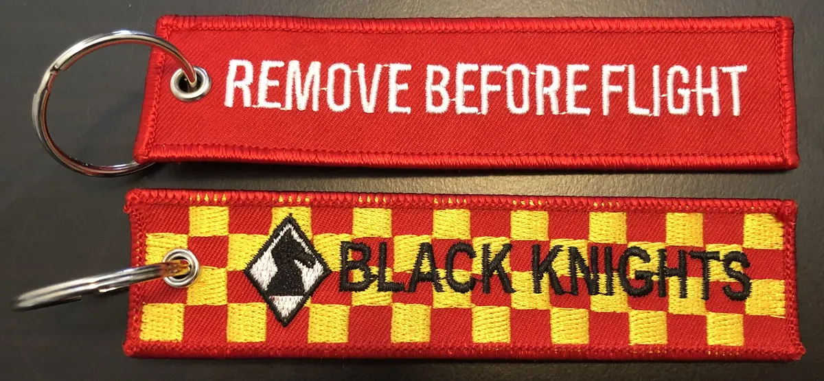Vmm-264 Black Knights Remove Before Flight Key Ring 1