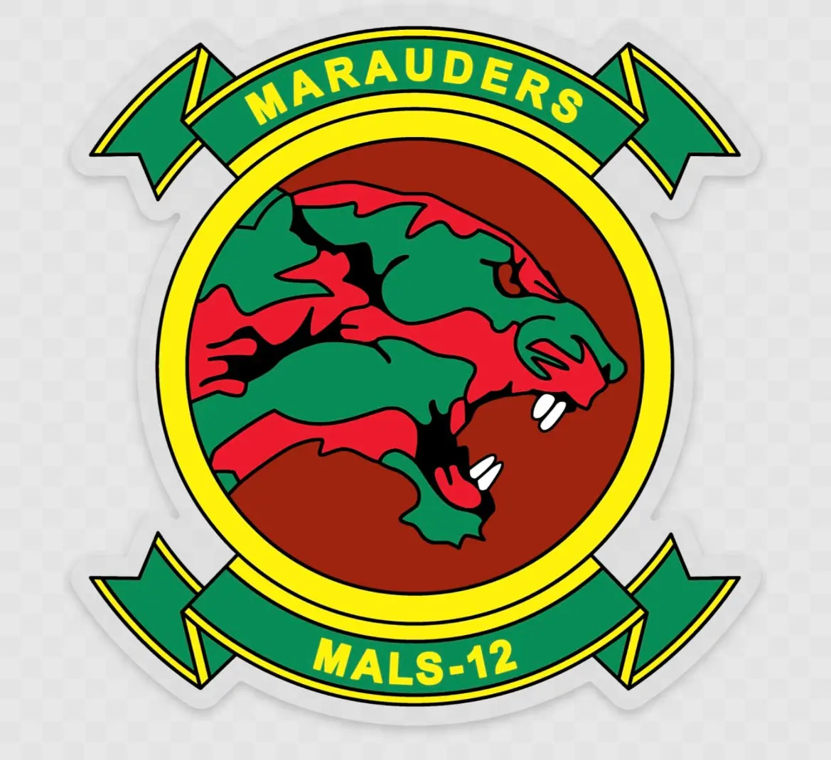 Officially Licensed Mals-12 Marauders Car Window Sticker 1