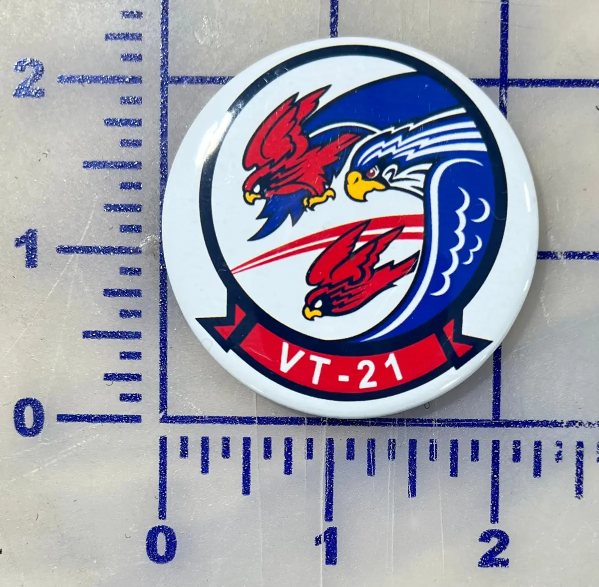 Officially Licensed Us Navy Vt-21 Redhawks Magnet 1