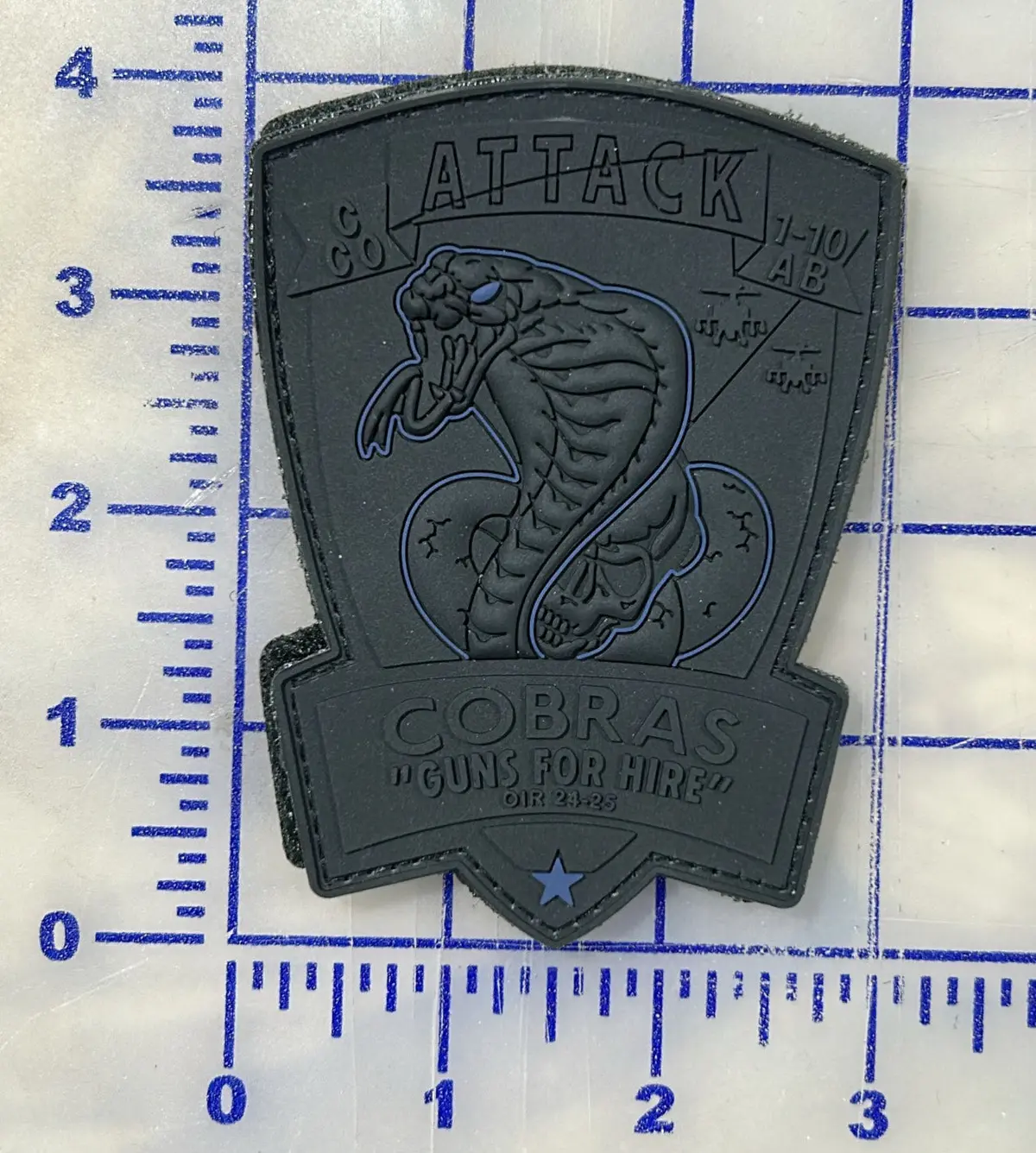 C Co 1-10 Attack Battalion Pvc Patch 1