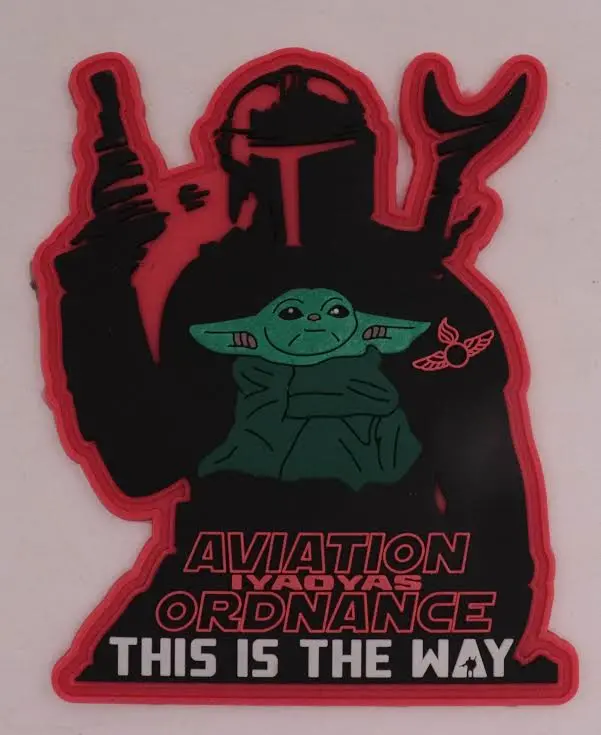 Iyaoyas Mandalorian Ordie Pvc Patch 1