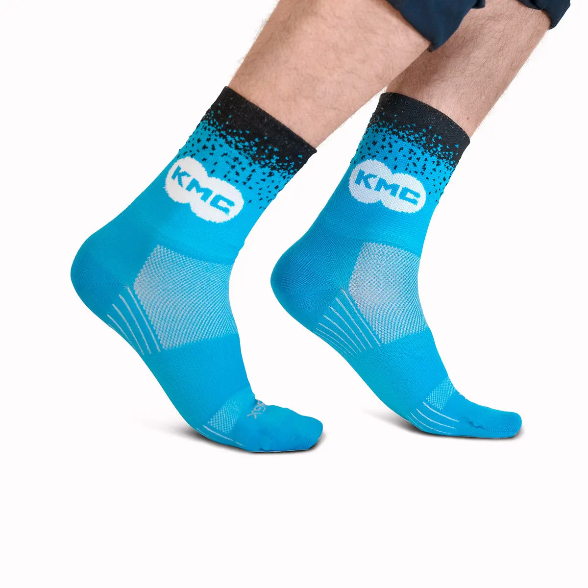 Kmc Deep Blue Cycling Socks 1