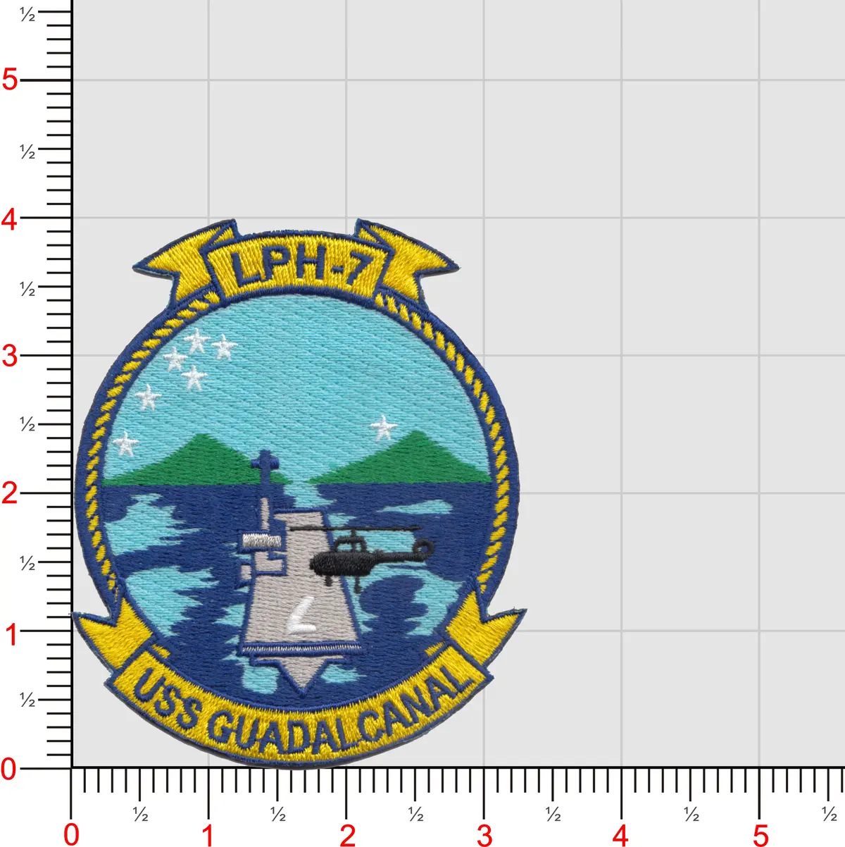 Uss Guadacanal Lph-7 Patch 1