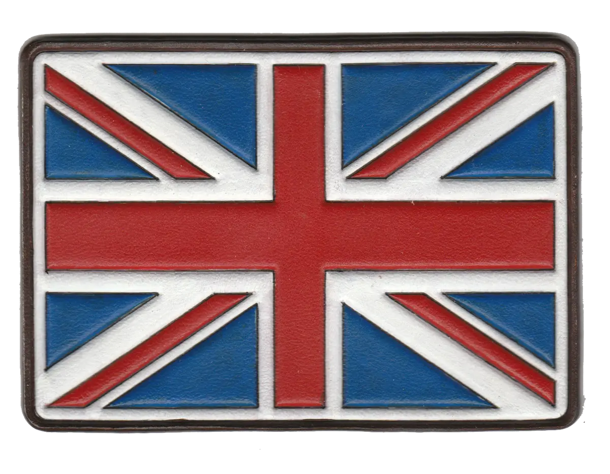 Leather Union Jack Patch 2