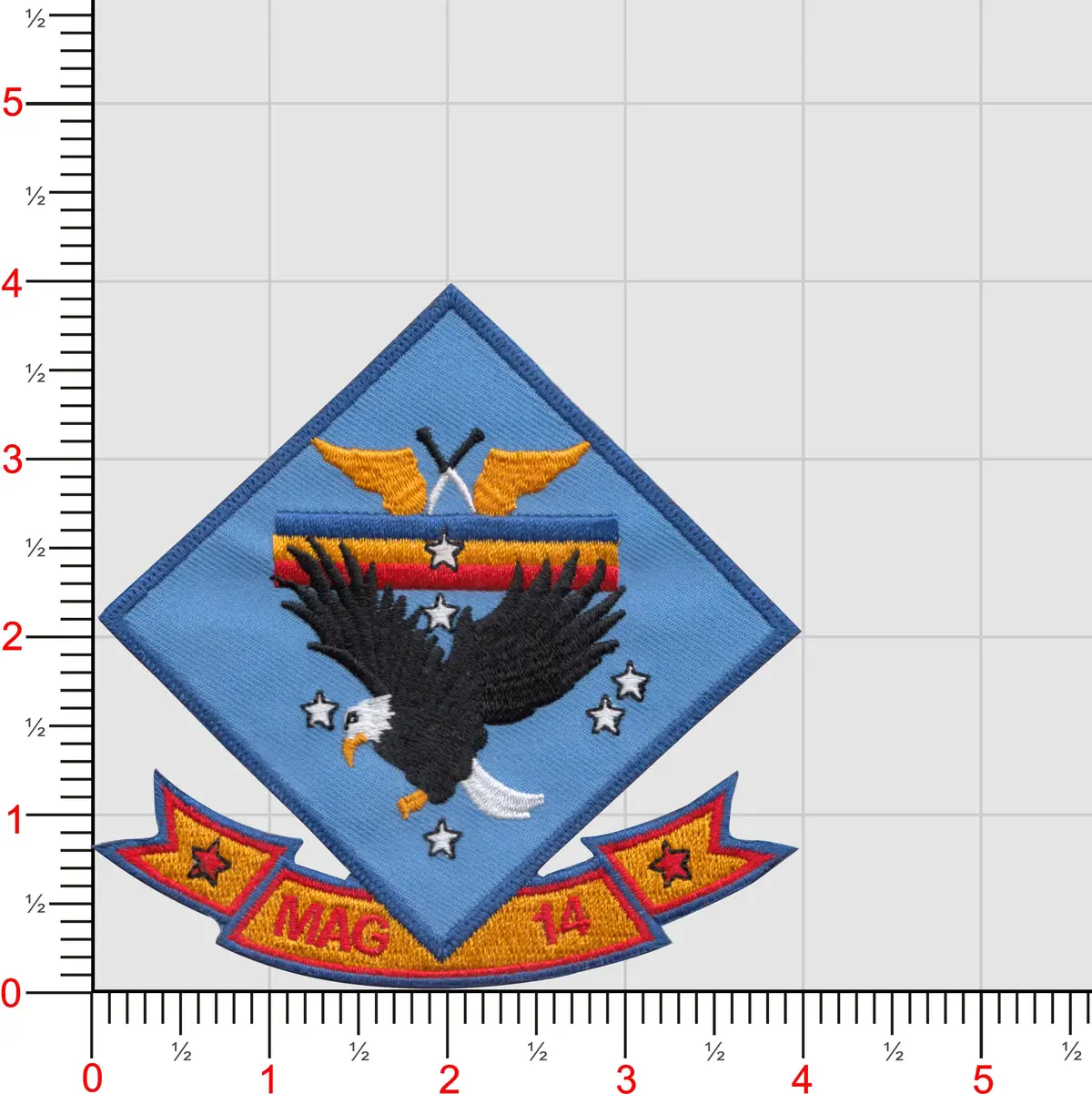 Officially Licensed Usmc Marine Air Group Mag-14 Patch 1