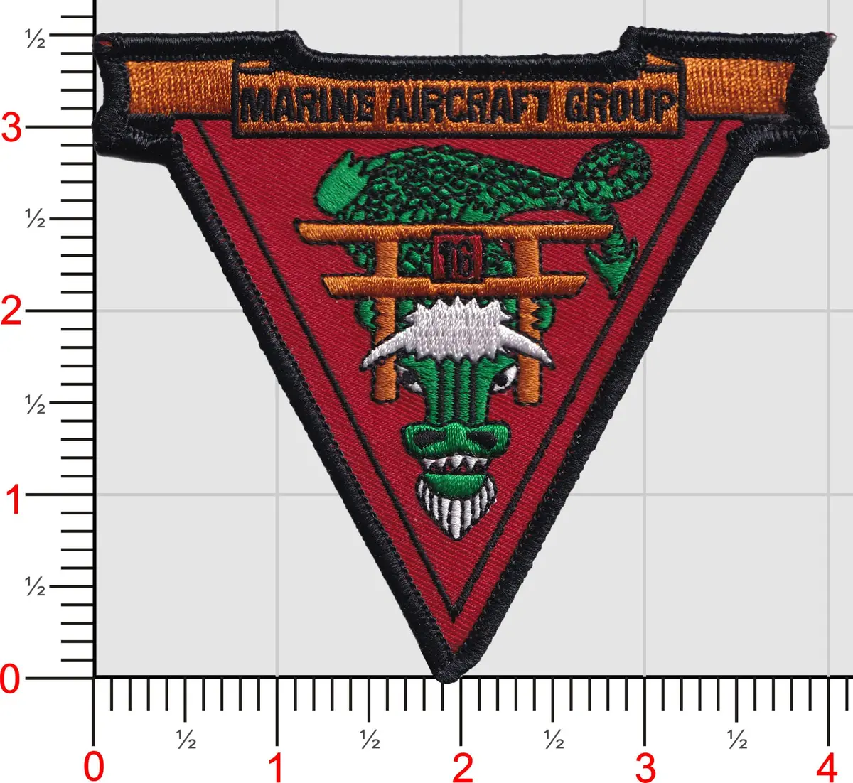 Officially Licensed Usmc Marine Air Group Mag-16 Patch 1
