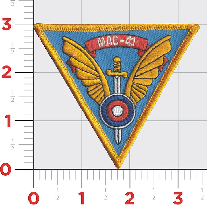 Officially Licensed Usmc Marine Aircraft Group Mag-41 Patch 1