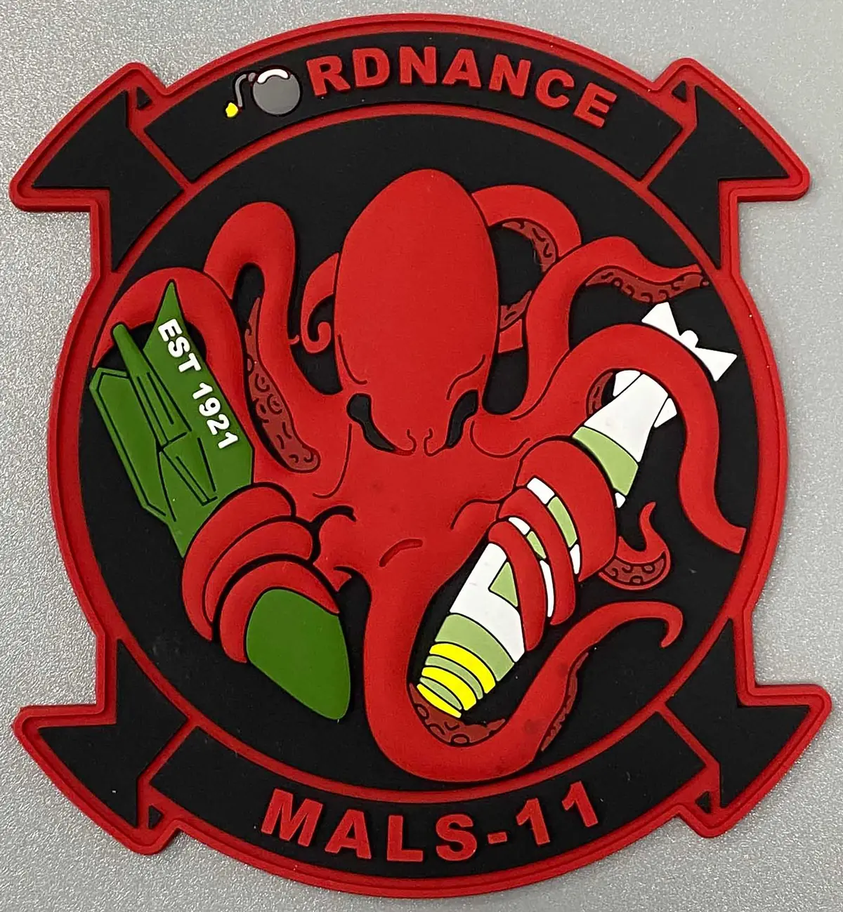 Official Mals-11 Devilfish Ordnance Pvc Patch 1