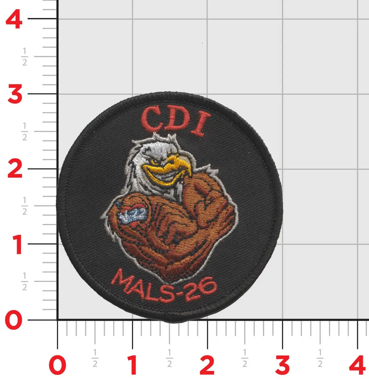 Official Mals-26 Patriots Flightline Qual Patches 2