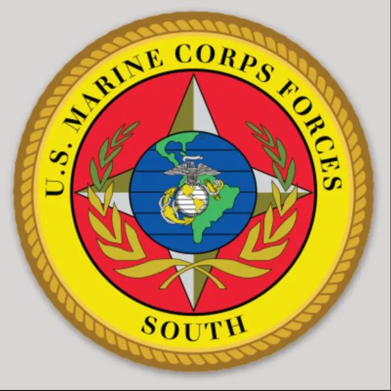 Officially Licensed Usmc Marfor South Sticker 1