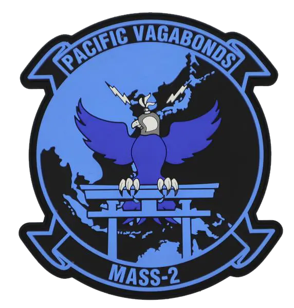Officially Licensed Mass-2 Pacific Vagabonds Blue Pvc Patch 1