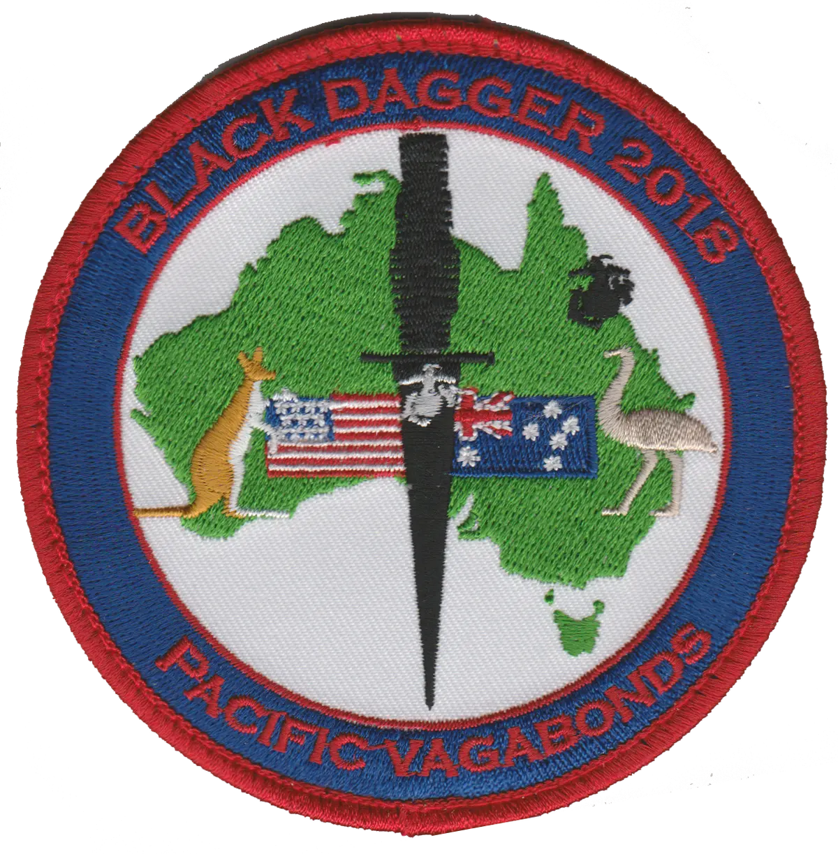 Mass-2 Pacific Vagabonds Australia Black Dagger 2018 Patch 1