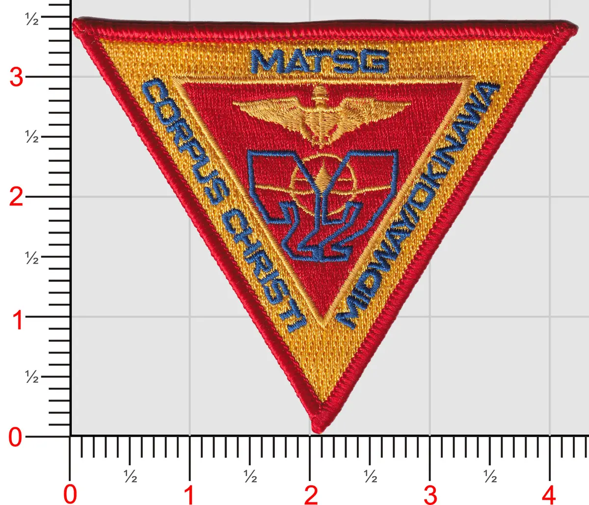 Officially Licensed Matsg-22 Nas Corpus Christi Patches 1