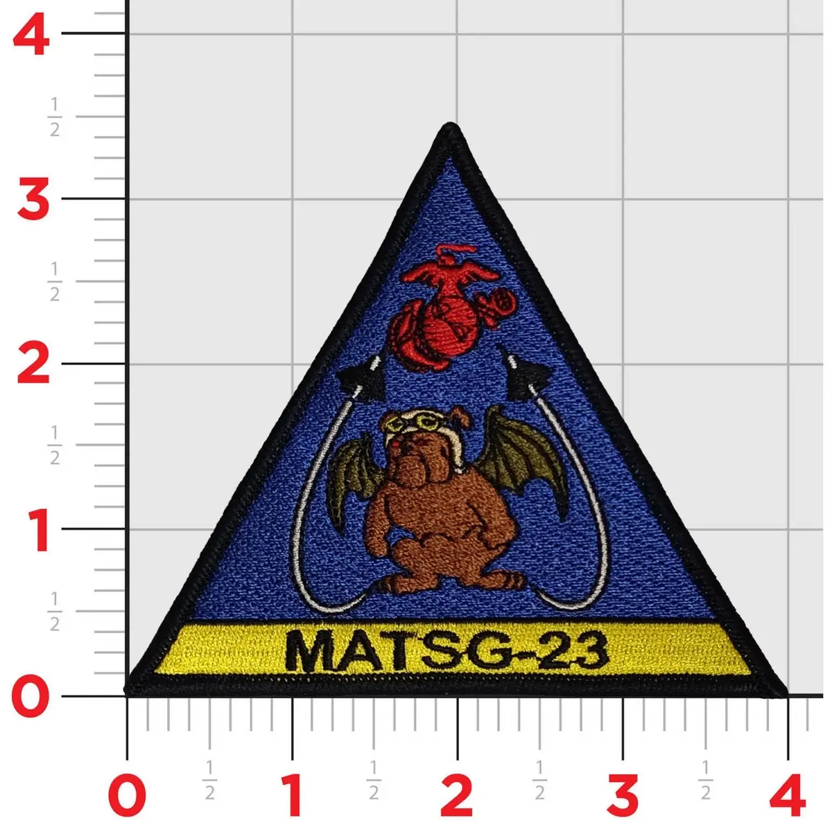 Officially Licensed Usmc Marine Aviation Training Support Squadron Matsg-23 Patch 1