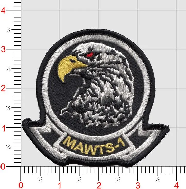 Officially Licensed Usmc Mawts-1 Marine Aviation Warfare Training Squadron Patch 1