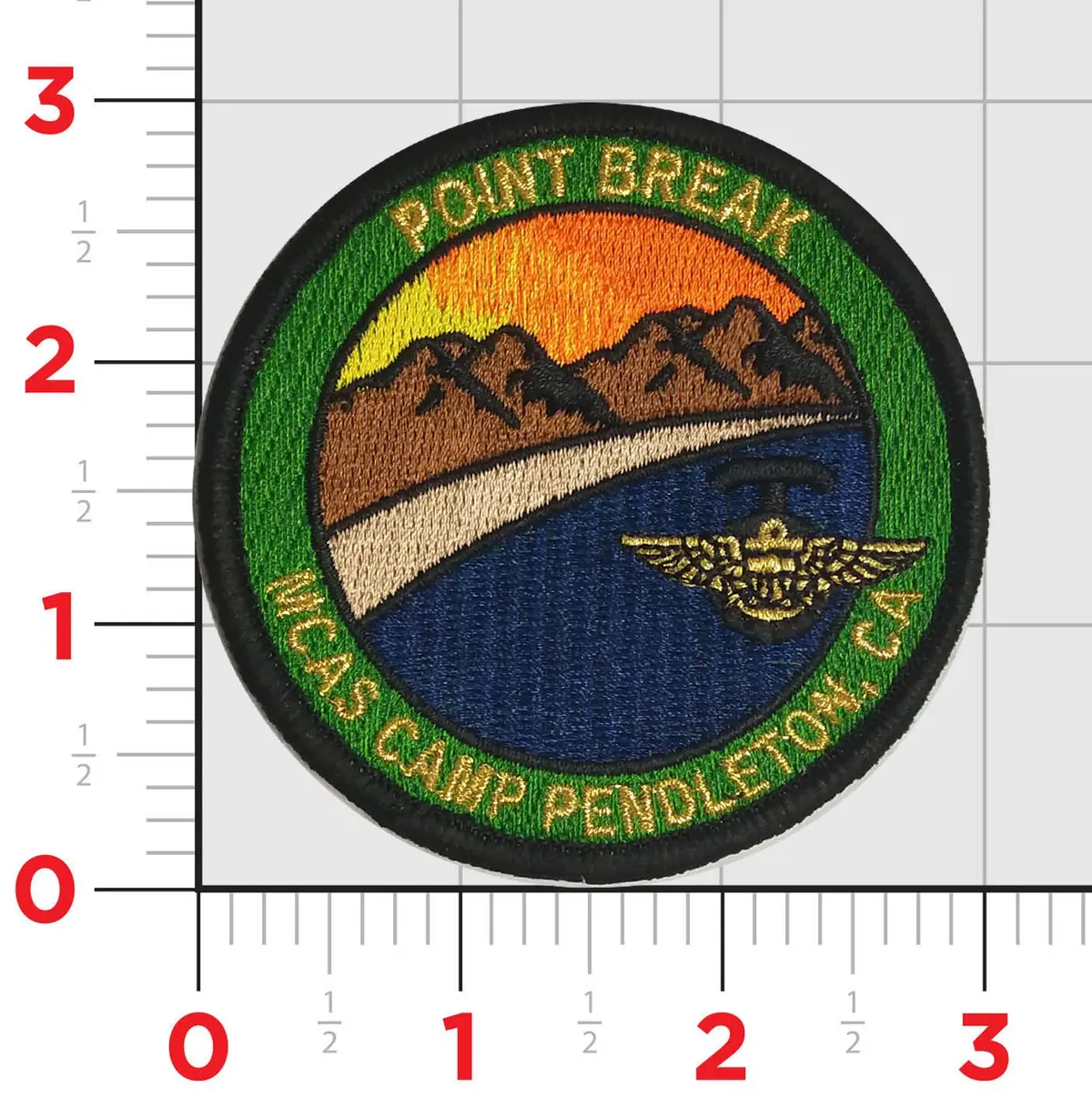 Official Mcas Camp Pendleton H&Hs Point Break Shoulder Patch 1