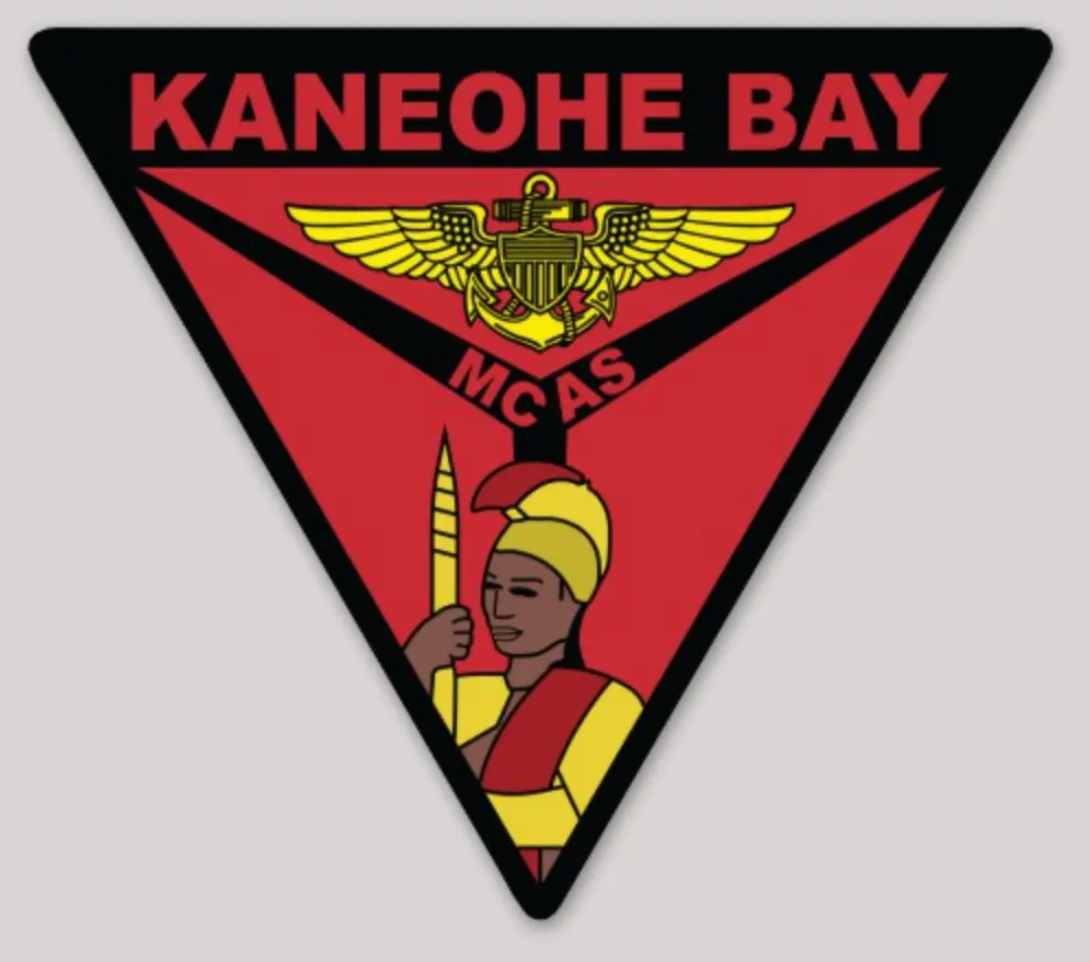 Officially Licensed Usmc Mcas Kaneohe Bay Sticker 1