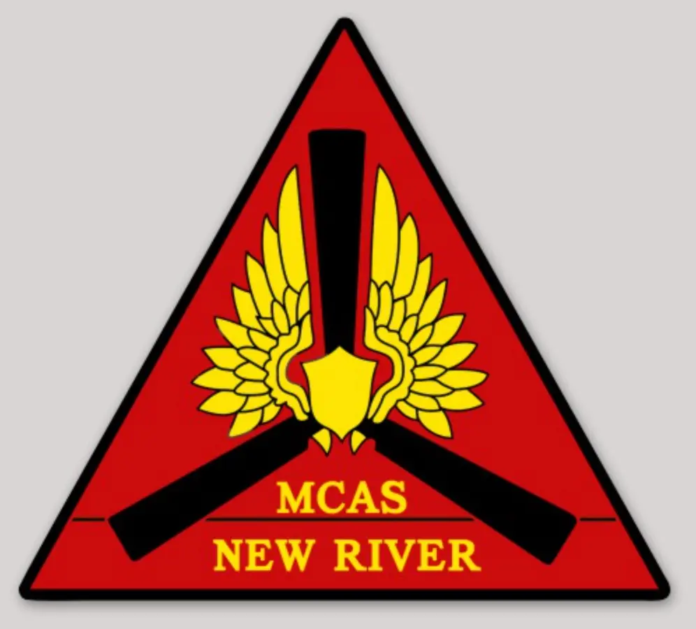 Officially Licensed Usmc Mcas New River Sticker 1