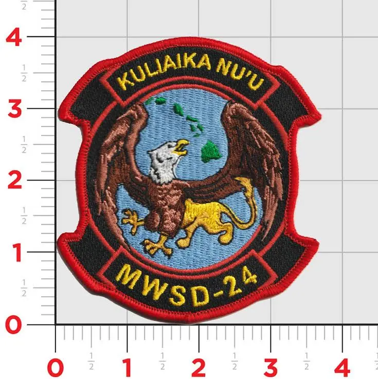 Officially Licensed Usmc Mwsd-24 Gryphons Patch 1