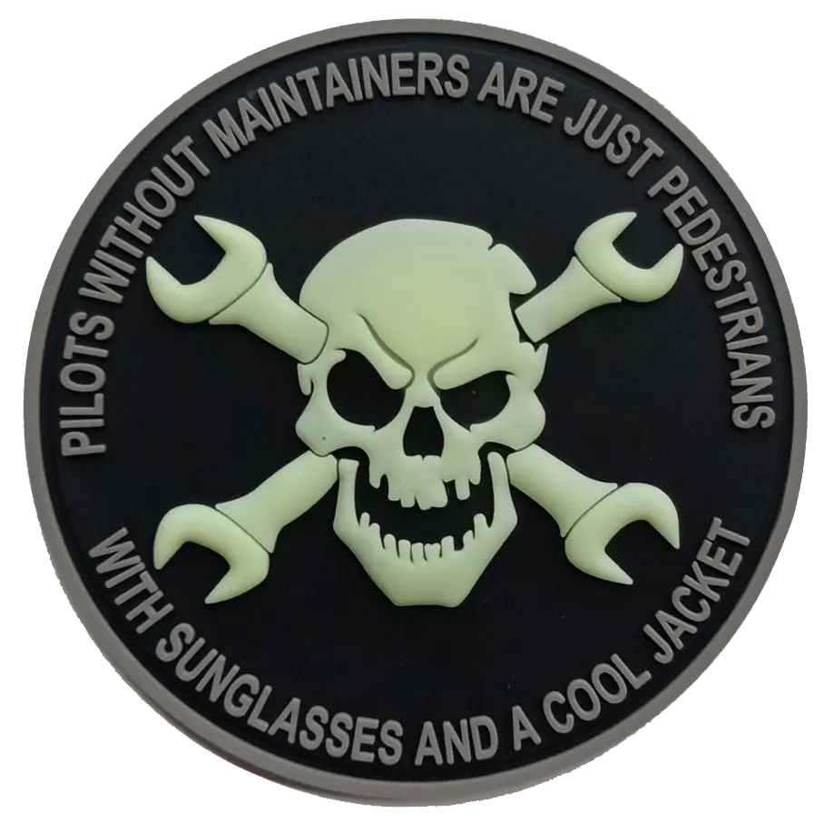 Aircraft Maintainer Pvc Patch 1