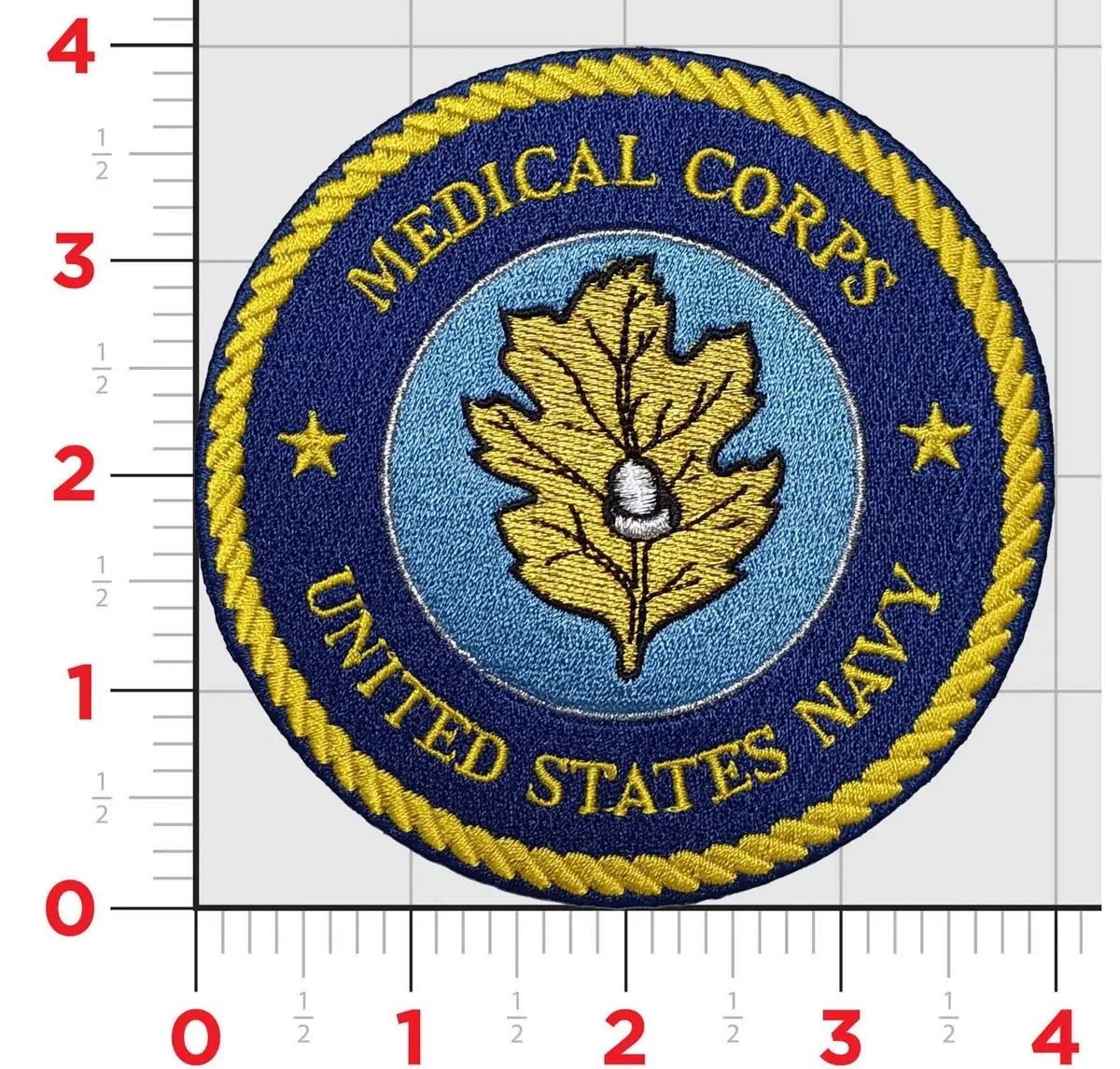 Officially Licensed Us Navy Medical Corps Patch 1