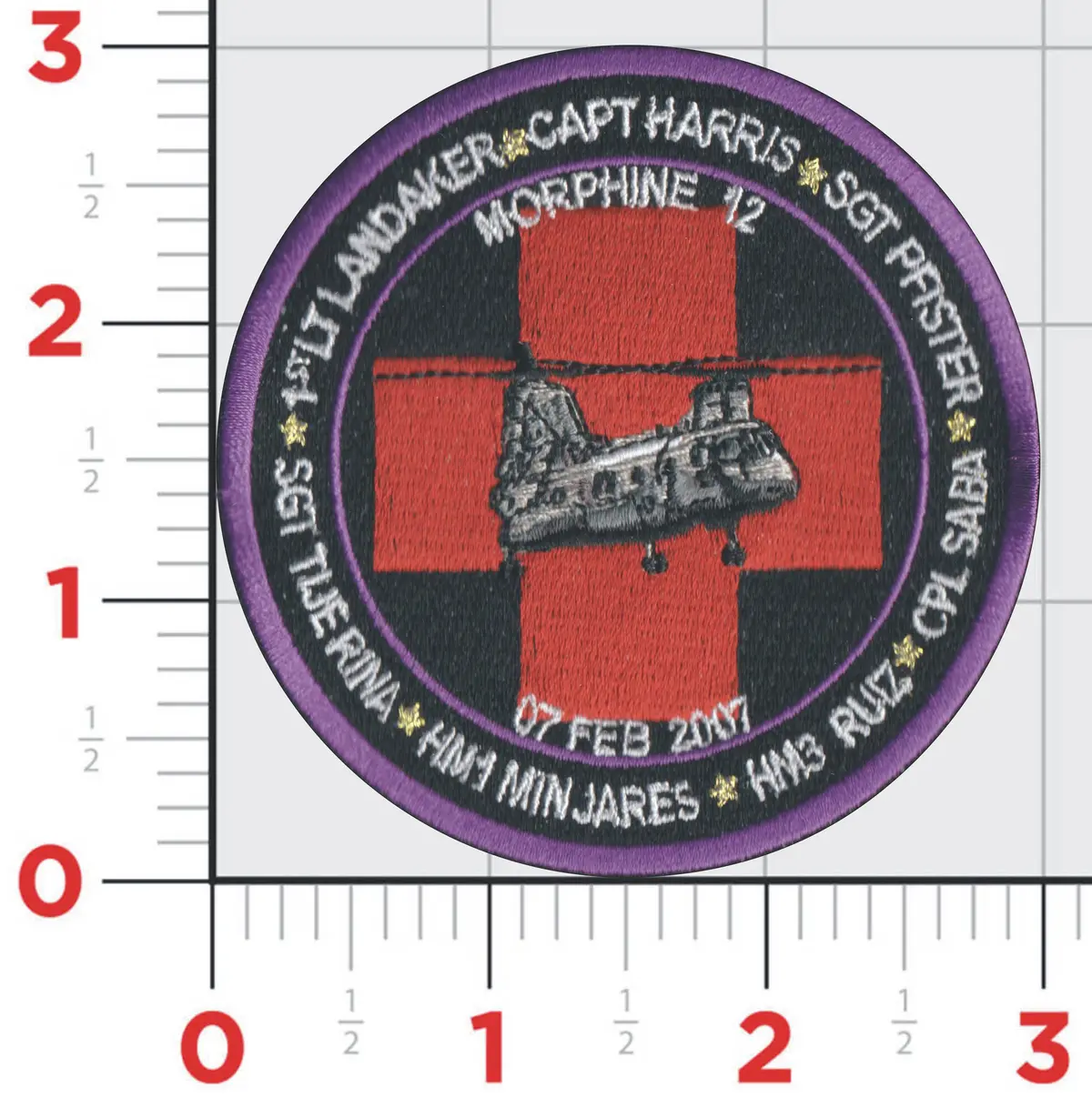 Morphine 12 Memorial Patch 1