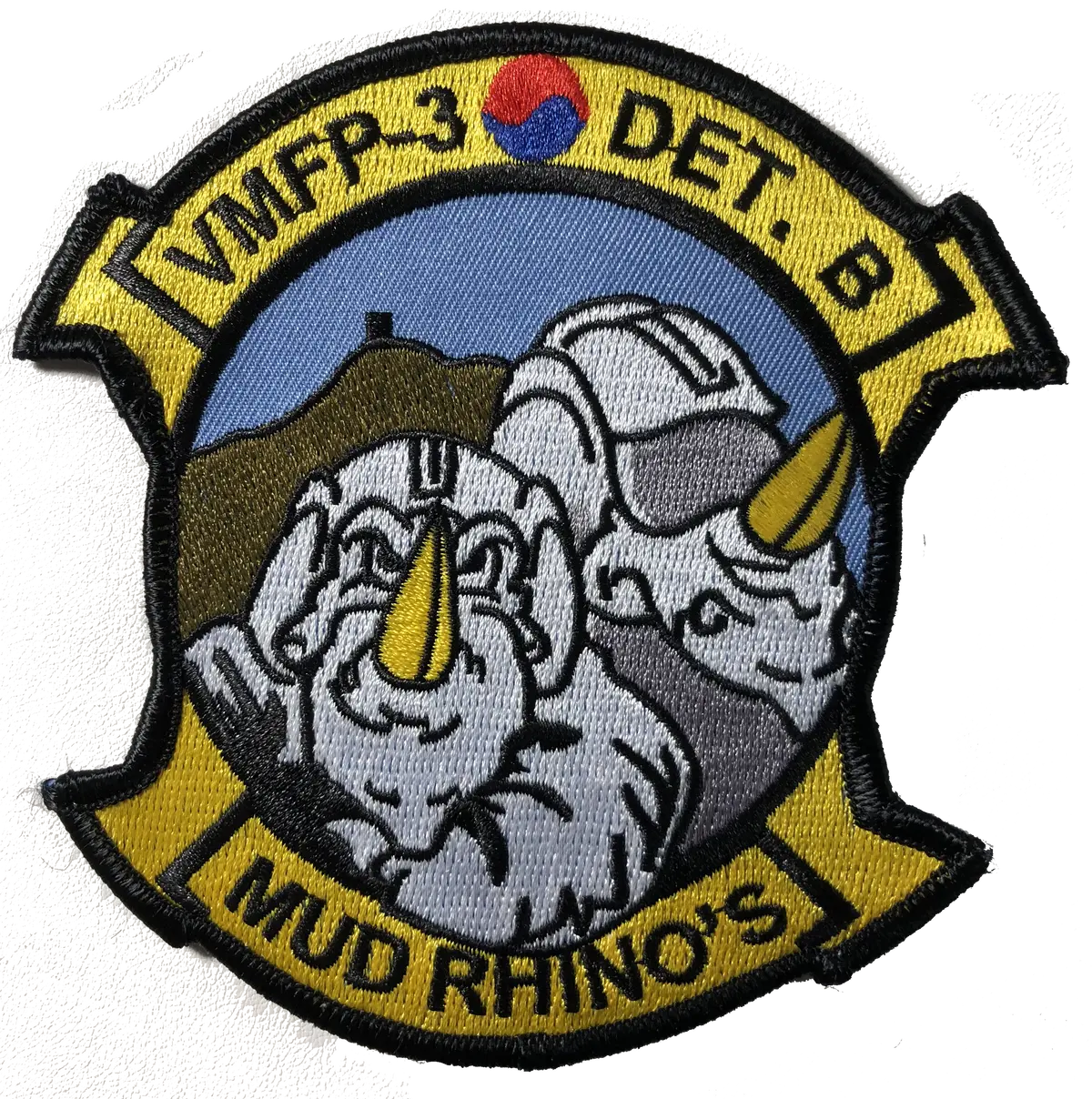Usmc Vmfp-3 Det B Mud Rhinos Patch 1