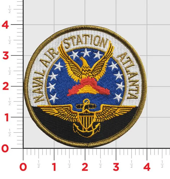 Officially Licensed Us Navy Nas Atlanta Patch 1