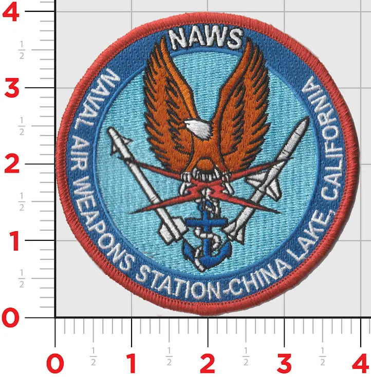 Officially Licensed Us Navy Naws-China Lake Patch 1