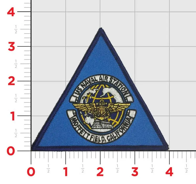 Officially Licensed  Us Navy Nas Moffett Field Patch (Moffett) 1