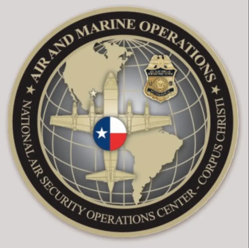 Official Cbp Air & Marine Nasoc Corpus Christi P-3 Orion Sticker 1