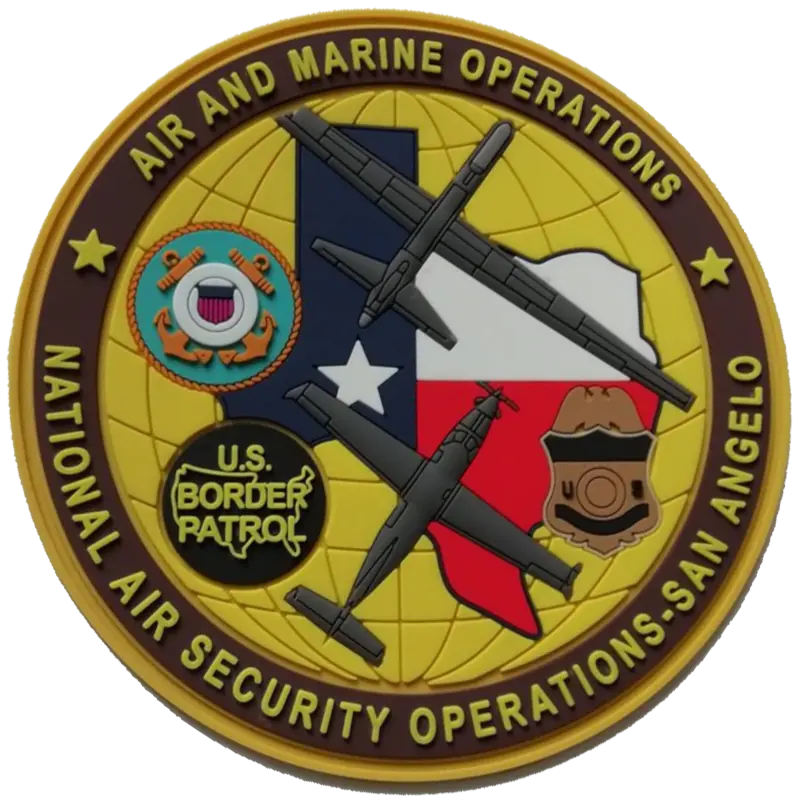 Cbp Nasoc San Angelo Air & Marine Pvc Patches 1
