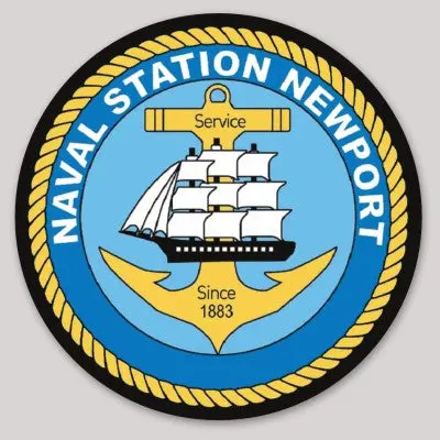 Officially Licensed Us Navy Naval Station Newport Sticker 1