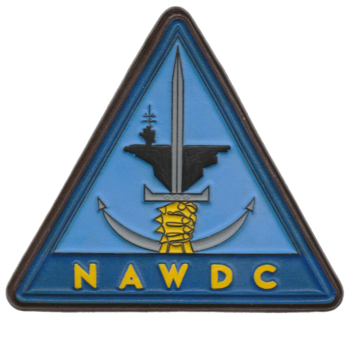 Officially Licensed Us Navy Nawdc Leather Patches 2