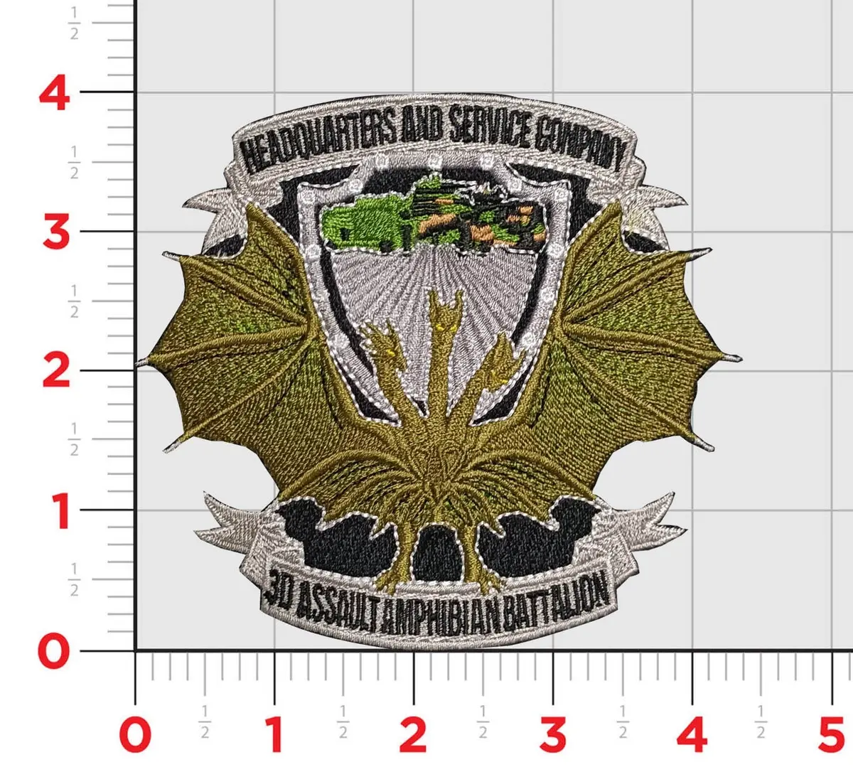 Officially Licensed H&Hs 3Rd Amphibian Assault Patch 1