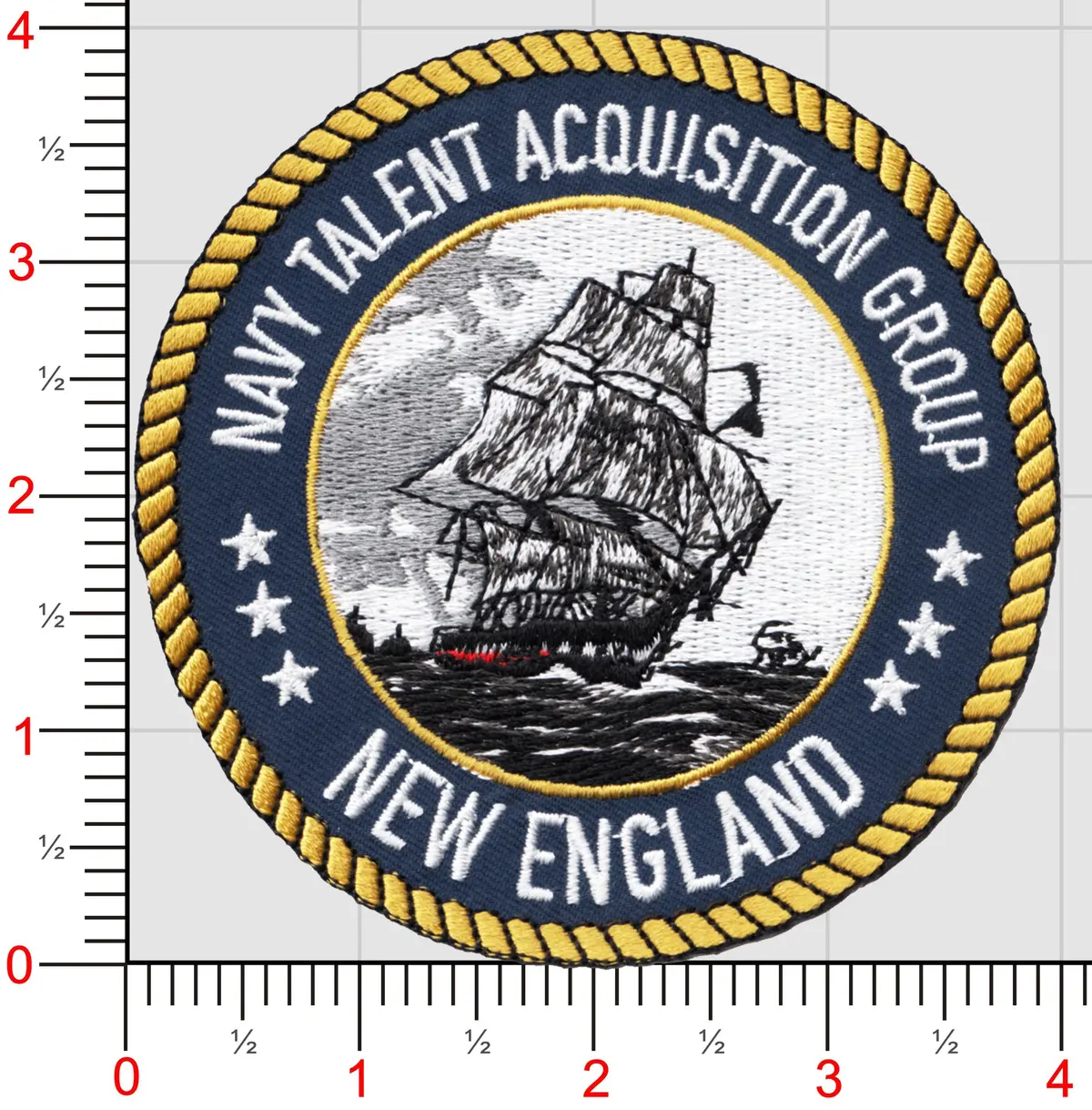 Us Navy Recruiting New England Patch 1