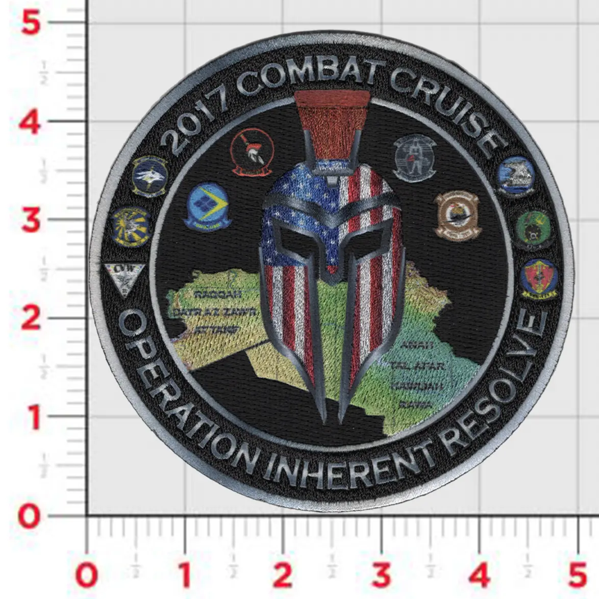 Official Vfa-147 Argonauts 2017 Inherent Resolve Cruise Patch 1