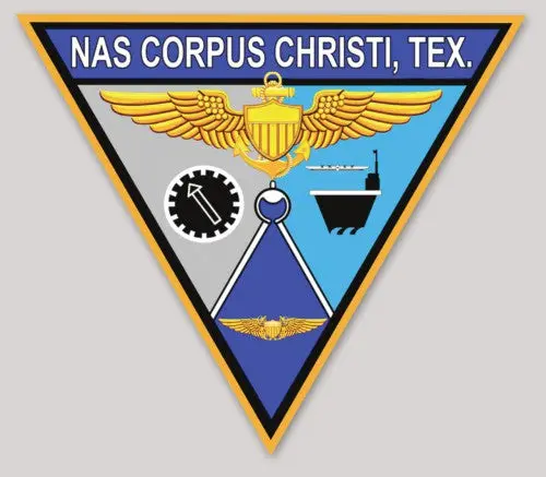 Officially Licensed Us Navy Nas Corpus Christi Sticker 1
