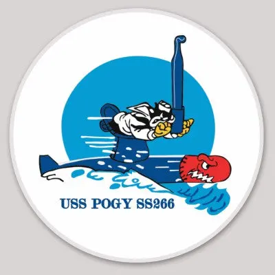 Officially Licensed Us Navy Uss Pogy Ss-266 Sticker 1
