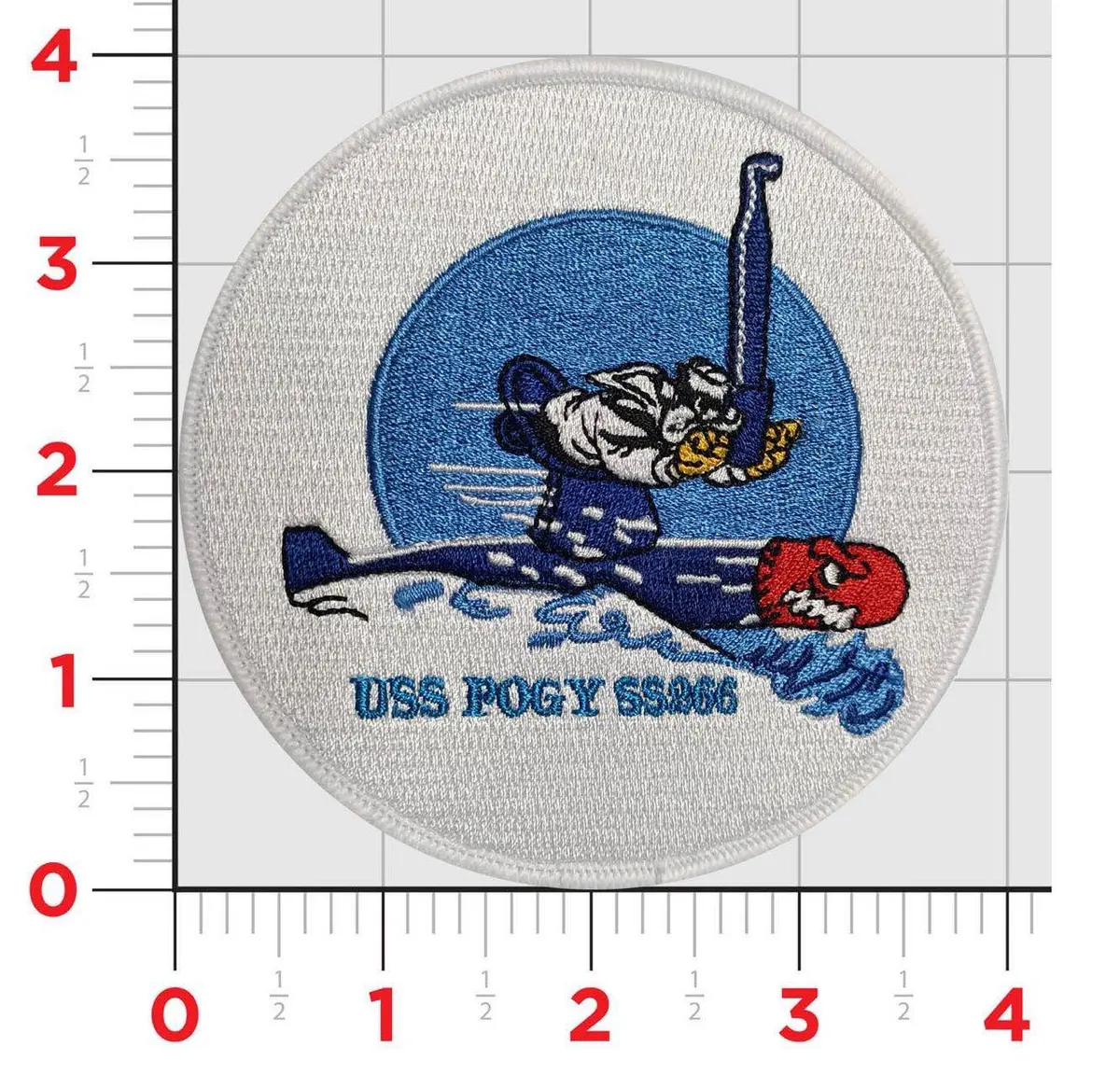 Officially Licensed Uss Pogy Ss-266 Submarine Wwii Patch 1