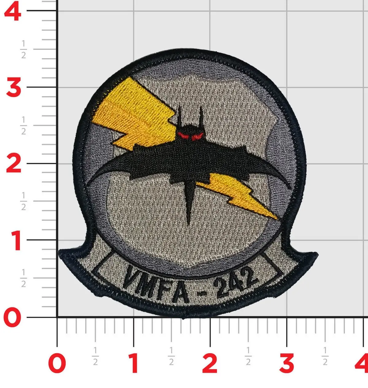 Officially Licensed Usmc Vmfa-242 Bats Squadron Patch 1