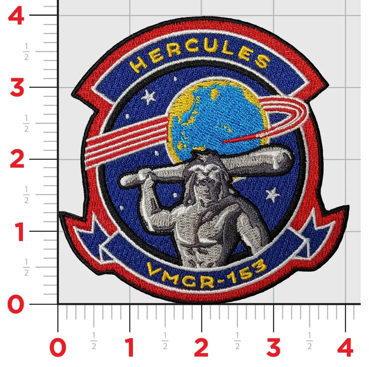 Officially Licensed Usmc Vmgr-153 Hercules Squadron Patch 1