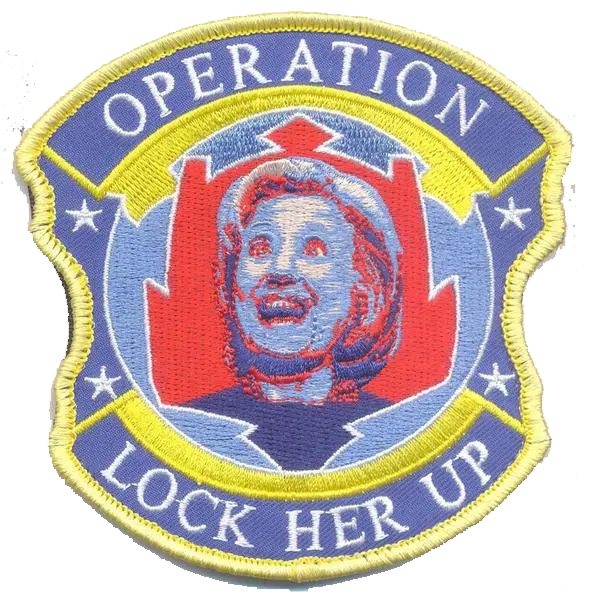 Hillary Clinton Operation Lock Her Up Patch 1