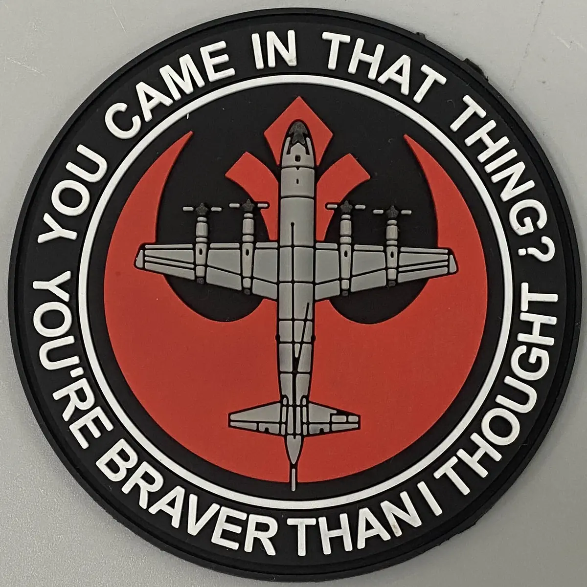 P-3 Orion You Came In That Thing" Pvc Shoulder Patch 1