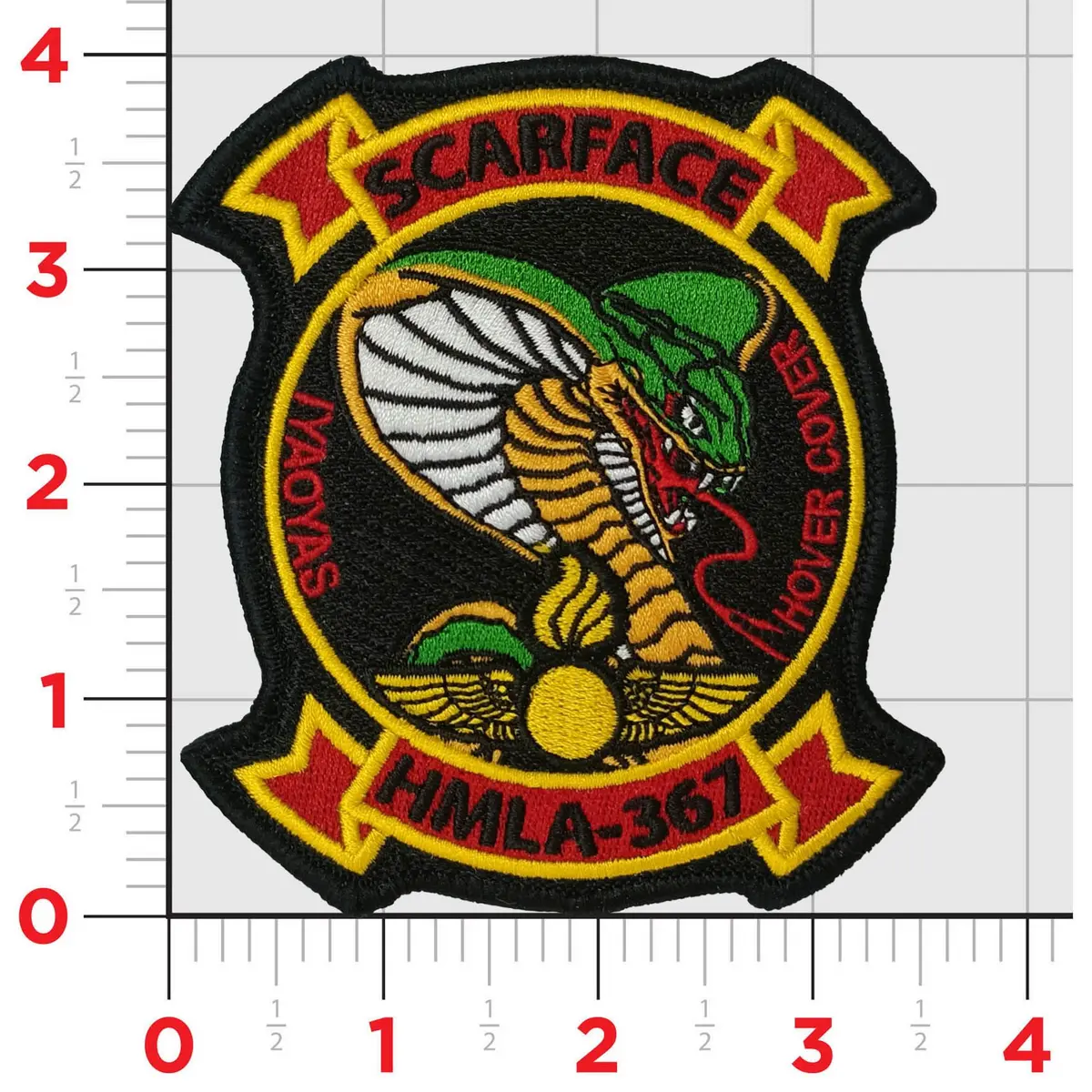 Official Hmla-367 Scarface Iyaoyas Ordie Patch 1