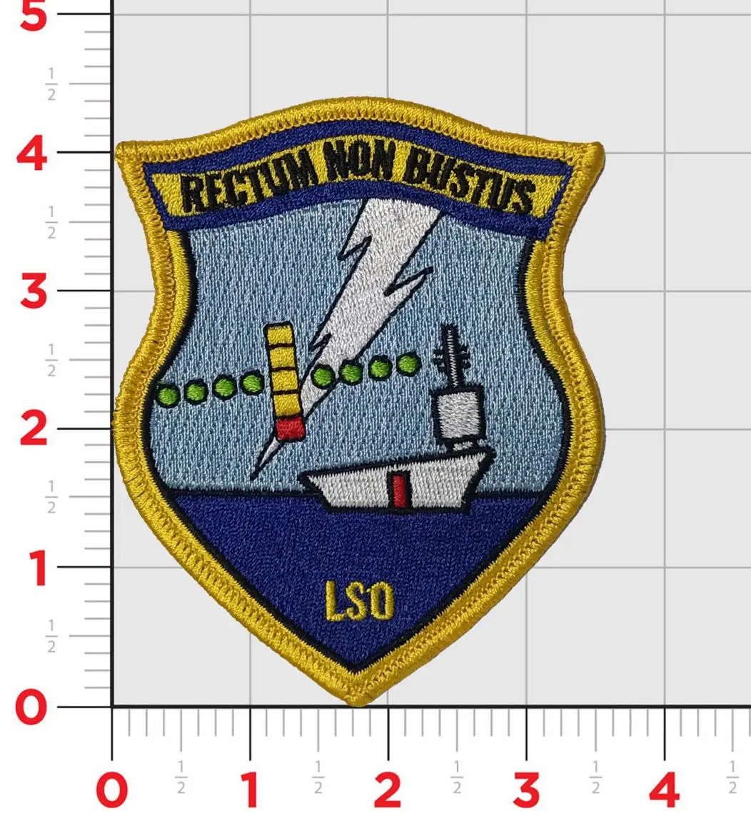 Officially Licensed Us Navy Lso Landing Safety Officer Patch 1