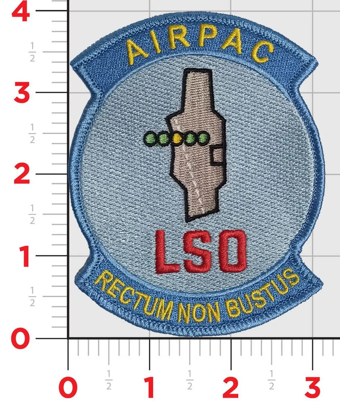 Official Us Navy Airpac Lso Landing Safety Officer Patch (L) 1