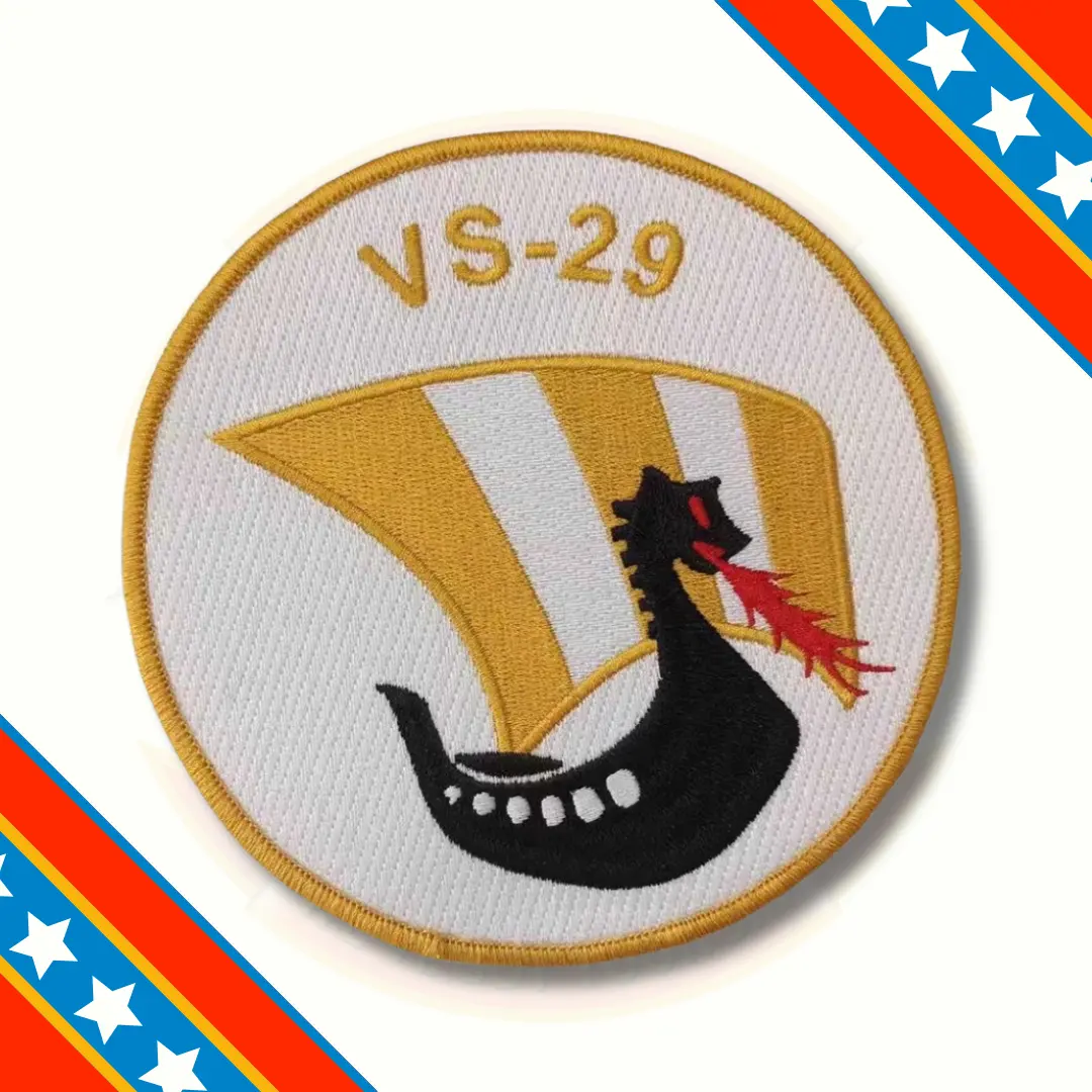 Officially Licensed Us Navy Vs-29 Dragonfires Squadron Patch 1